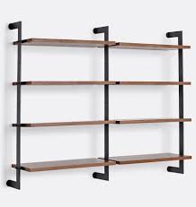 Holgate Walnut Double Modular 8-Shelf Set with 48