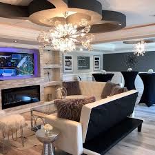 Basements are notorious for being dimly lit and drab, but that doesn't mean that yours has to be! Top 60 Best Basement Lighting Ideas Illuminated Interior Designs Basement Lighting Interior Design Design