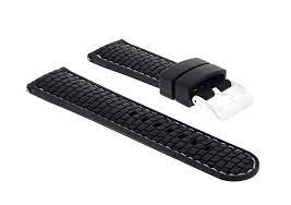 We can repair a timepiece from any brand represented in our showroom, regardless of where it was purchased. 22mm Rubber Watch Strap Band For Mens Ferrari Watch Black White Stitching Ewatchparts