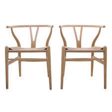 Ch24 Wishbone Chairs Pair By Wegner For Carl Hansen Son In 1949 New Seat Antique Dining Room Chairs Outdoor Dining Furniture Dining Furniture Makeover