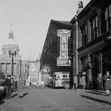 Vintage Black White Photo Of Indianapolis Greyhound Bus Station Photograph Old Greyhound Bus Photograph Fine Art Print Bus Station Indianapolis Greyhound Bus