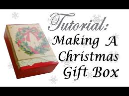 Cut a piece of card at 3.5 by 3.5 inches. How To Make A Gift Box From A Christmas Card Youtube