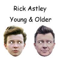 Рик эстли (richard paul astley). Young And Old Rick Astley Singer Mask Personalised And Celebrity Masks Next Day Delivery