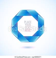Dont panic , printable and downloadable free octagon shape barca fontanacountryinn com we have created for you. Blue Octagon Shape On White Background Geometric Illustration Canstock