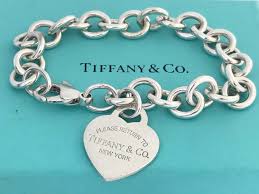 Authentic Tiffany Co Sterling Silver Heart Tag Charm Etsy Tiffany Bracelet Silver Tiffany Charm Bracelet Tiffany Co