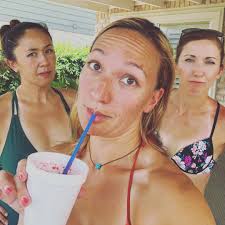 HokuLadies down time. Rhonda Patterson Annie Ginnett Donna Kay Layton Sarah  Lloyd