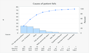 Pareto Chart Of Patient Falls Stratified By Different Causes