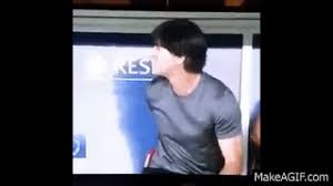 He made us germans so happy <3 thank you very much, jogi! German Football Coach Joachim Loew Smells His Balls And Picks His Arse Euro 2016 On Make A Gif