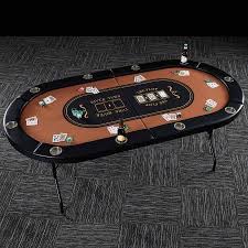 Barrington 10 Player Poker Table 82 X 44 Folding Poker Table Poker Table Poker