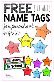 These Star Name Tags Are Free They Are Great For Question Of The Day Sign In Or Anything You Need Cla Preschool Name Tags Preschool Sign In Preschool Names