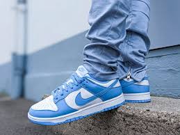 Latest Pickup Nike Dunk Low University Blue Laser Orange And Nike Dunk High Black Grailify