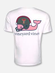 Vineyard Vines Texas Tech Red Raiders Football Whale With Helmet T Shirt