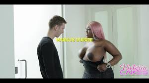 Victoria Cakes Slim Poke - BBW Ebony Rollerskating Unleashed