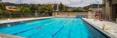 A team of junior tennis players play against various clubs in the east bay area. Hearst Pool Berkeley Recreational Sports