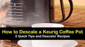 Descaling a keurig has never been easier. 5 Easy Ways To Descale A Keurig Coffee Pot