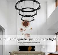 Circular Round LED Magnetic Track Light Grille Flood Lamp Modern Embedded Flexible Linear Fixture LED Spotlight DC48V Ceiling - AliExpress 39
