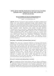 Asosiasi/komparasi, artinya memberi kesempatan kepada siswa untuk menghubungkan dan membandungkan materi ceramah yang telah diterimanya melalui tanya jawab (metode tanya jawab). Https Jurnal Untan Ac Id Index Php Jpdpb Article Download 12432 11296