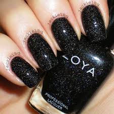 Black And Glitter Nails 33 Black Glitter Nails Designs That Are More Glam Than Goth Black Nails With Glitter Black Sparkle Nails Glam Nails