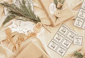 Place the wrapping paper face down on your table. Scandinavian Inspired Christmas Gift Wrapping Ideas Twelve On Main
