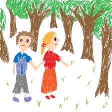 Hansel and gretel got lost in the woods. Hansel Und Gretel