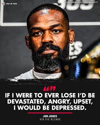 Jon Jones says he does not understand fighters being fine with losing. He  explains how he would feel if he were to lose 😶