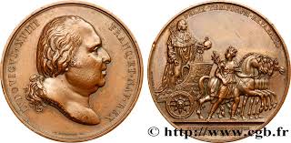 Louis xviii le desiré (the desired), king of france. Louis Xviii Medaille Seconde Entree De Louis Xviii A Paris Fme 481254 Medals