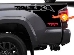 This is a video tutorial on how to install the tres tacos led hood lighting kit. Pair Of Trd Tacoma In Raptor Style Bed Side Vinyl Decals Kit Stickers For Tacoma 16 20 2 Colors Vinyl Decals Bed Styling Tacoma