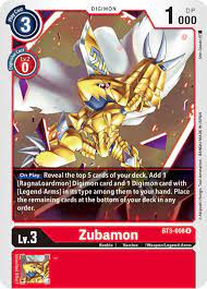 Zubamon - Release Special Booster - Digimon Card Game