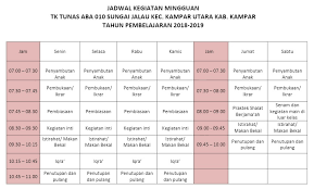 Check spelling or type a new query. Contoh Format Jadwal Harian Dan Mingguan Lembaga Paud Pendidikan Sch Id