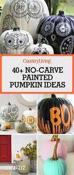 To make this witch, we painted the pumpkin green and let the paint dry completely. Put Your Carving Tools Away And Diy One Of These Easy Painted Pumpkins Instead Pumpkin Decorating Halloween Pumpkins Painted Pumpkins