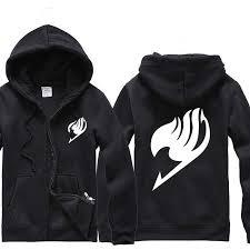 New Anime Fairy Tail Clothes Costumes Guild Mark Hooded Sweater Cosplay Hoodie Odezhda Naruto Kostyum