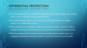 In this type of relays, operating time is inversely changed with current. Generator Protection Powerpoint Slides