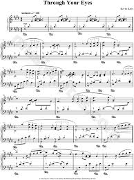 Kevin Kern Through Your Eyes Sheet Music Piano Solo In E Major Transposable Download Print Sku Mn0054839