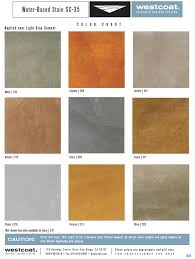 Water Based Stain Sc 35 Color Chart Offered By Westcoat