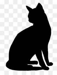 Kartun dacing hitam & putih png. Gambar Kucing Hitam Putih Png