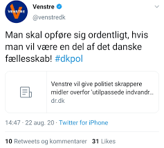Fører blir tatt med inn for traktoren har stått parkert. Soren Lobner Lobner Twitter