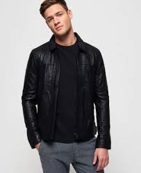 Superdry Curtis Leather Jacket Leather Jacket Men Leather Jacket Boys Leather Jacket