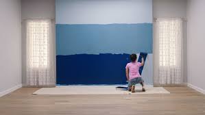 Paint horizontal stripes for all the colors, in the same order. How To Paint A Beautiful Ombre Accent Wall