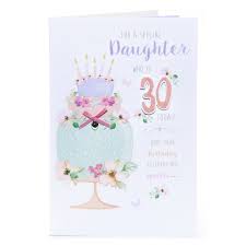 Though 30 is not very old, your thirties are often known as the time you reach maturity. Buy 30th Birthday Card For A Special Daughter For Gbp 1 29 Card Factory Uk