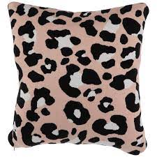 Beautiful pillow cover made of leopard print linen in blue & white. Blush Navy Leopard Print Pillow Cover Hobby Lobby 1933274