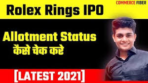 On the last date of ipo, rolex rings ipo was subscribed a whopping 130.44 times.rolex rings ipo allotment status can be checked on linkintime website. Zk3k5a 5ewhb8m