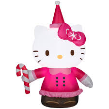 That could be obtained from an old gifts rotation. 3 5 Hello Kitty Airblown Christmas Decoration