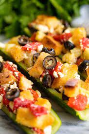 Mediterranean Stuffed Zucchini Recipe Recipes Food Healthy Recipes