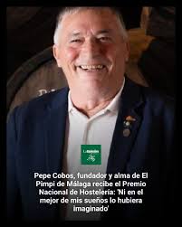 Ha sido reconocido en la categoría de 'Empresario Hostelero' en los  galardones que otorga la Asociación de Hostelería de España, que se  entregan el 4 de noviembre