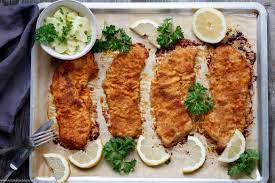 Über 21 bewertungen und für ausgezeichnet befunden. Panierte Schnitzel Aus Dem Ofen Emmikochteinfach
