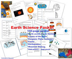 Earth Science Unit Layers Of The Earth Activities Types Of Volcanoes Worksheets Interactive Notebook Earth Science Homeschool Science Science Unit Studies