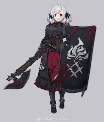 Maybe you would like to learn more about one of these? Anime Girl White Hair Knight Novocom Top