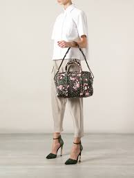 Givenchy Floral Print Lucrezia Bowling Bag Lyst