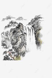 Oleh karena itu, banyak orang sering suka menggambar pemandangan untuk dinikmati serta melatih keterampilan mereka dalam melukis atau menggambar. Gambar Air Terjun Lukisan Angin Dan Dakwat Cina Gaya Cina Lukisan Dakwat Dakwat Png Dan Psd Untuk Muat Turun Percuma