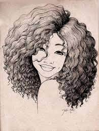 Image Discovered By Zanna Discover And Save Your Own Images And Videos On We Heart It Natural Hair Art Drawings Afro Art